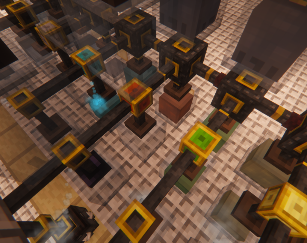 essentia jars connected with tubes