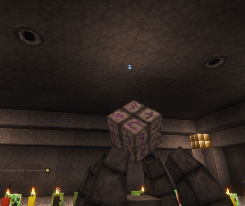 infusion altar with mirrors